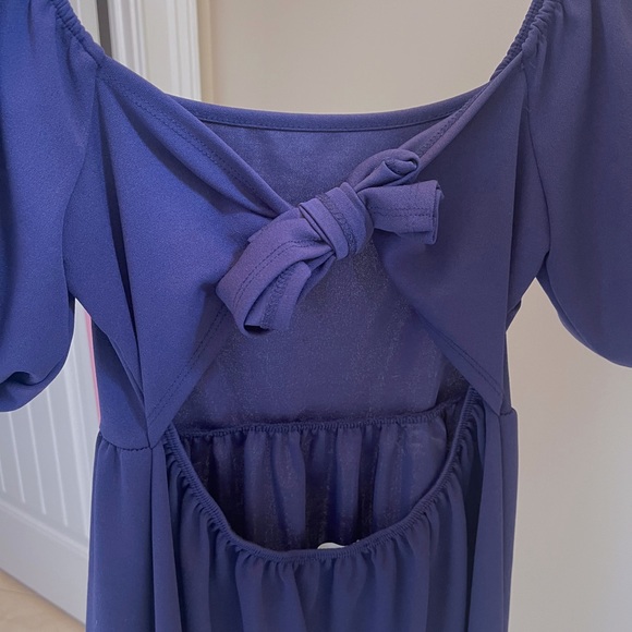 Small Blue Altar’d State Mini Dress - Picture 5 of 6